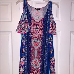 Multicolored patterned dress from Dillards